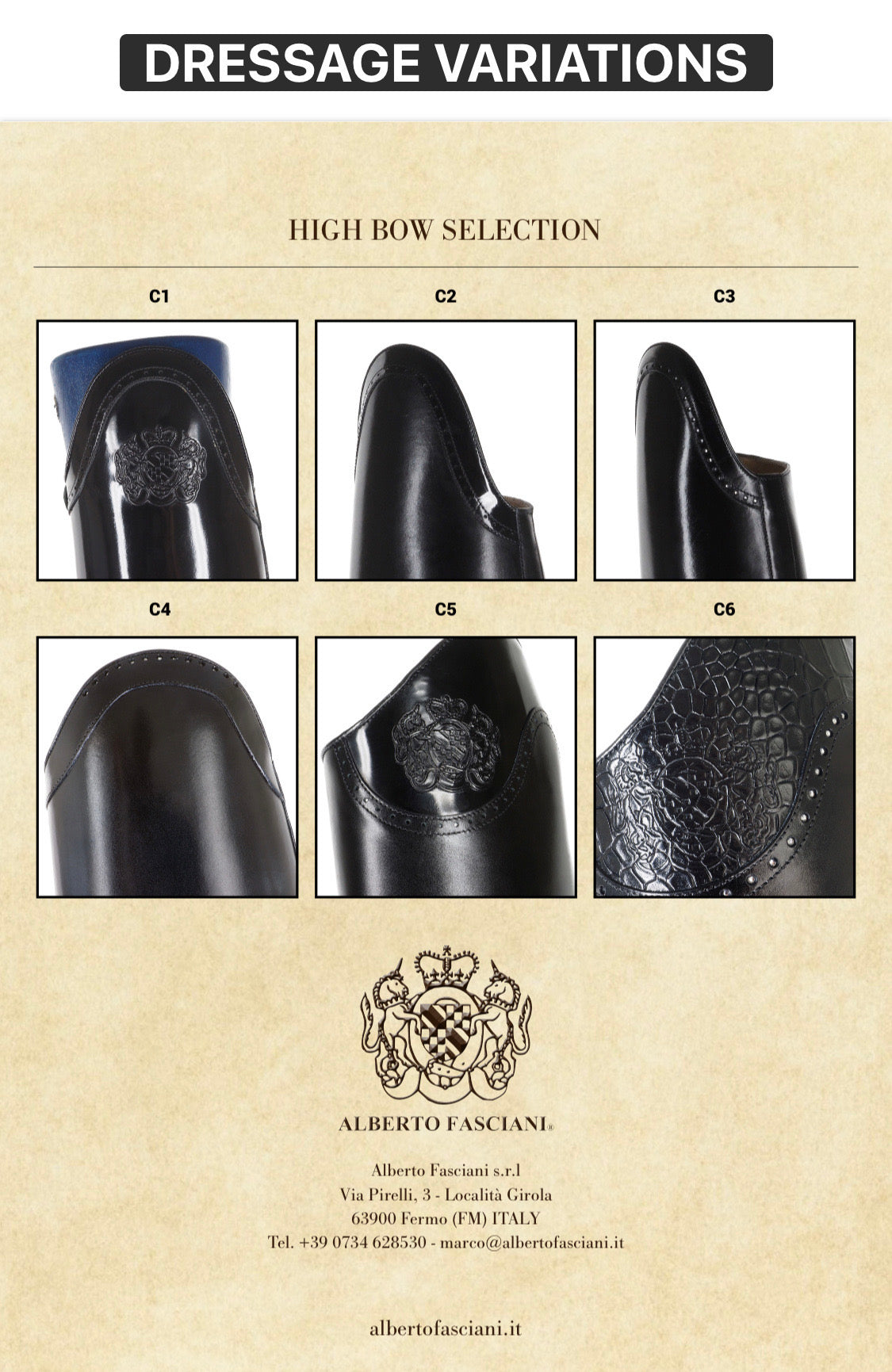 Dressage SIZES 41-45 (BLACK) Made to order