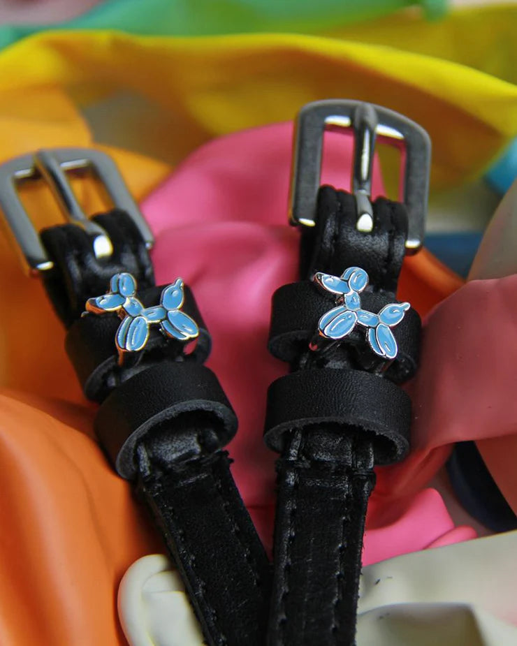 Blue Balloon Puppy Spur Straps