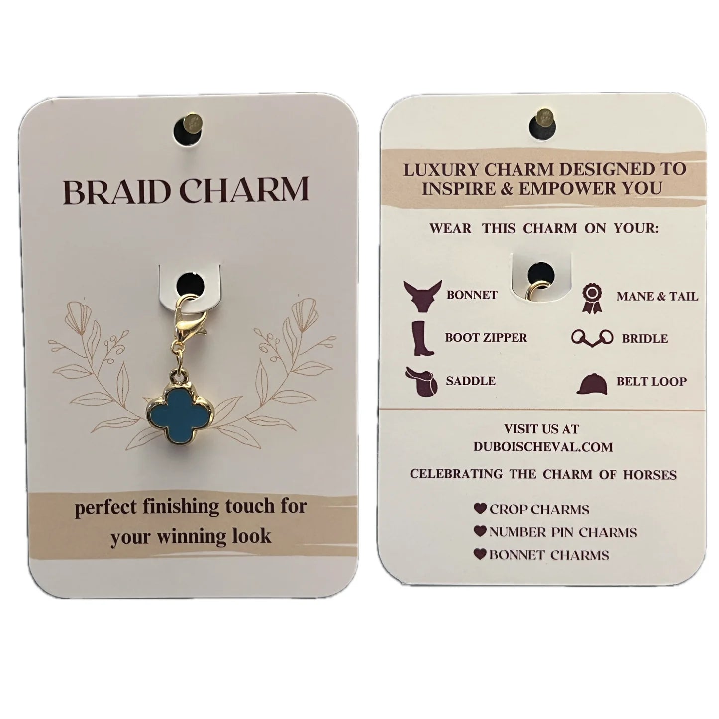 Braid/Bonnet Charms