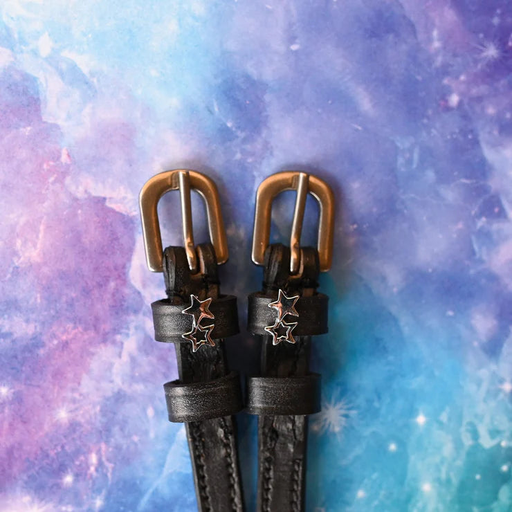 Double Silver Star Spur Straps
